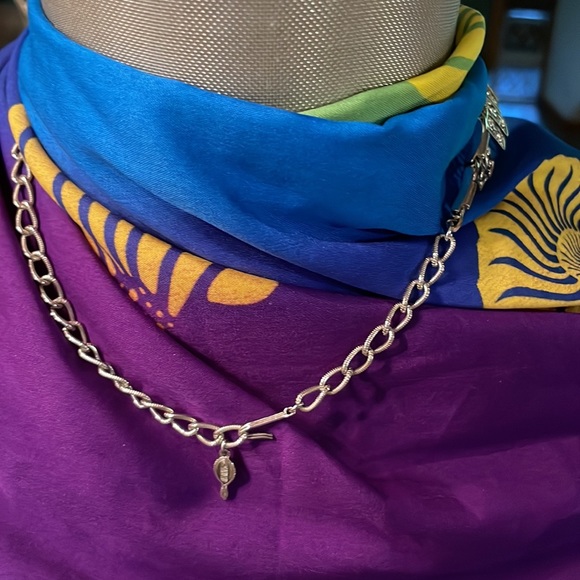 Vintage silver Sarah Coventry necklace 18” - Picture 2 of 4